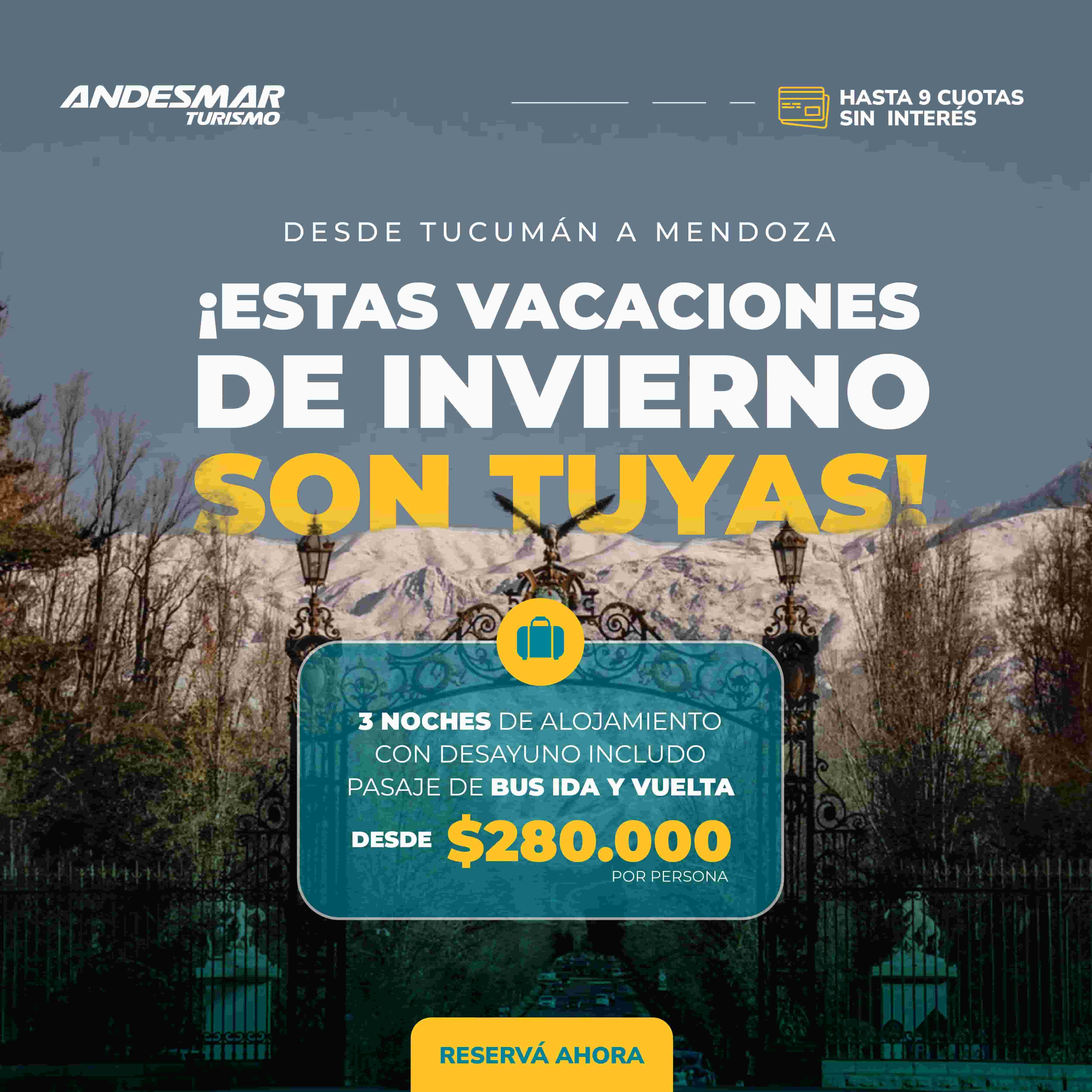 Mendoza desde Tucumán